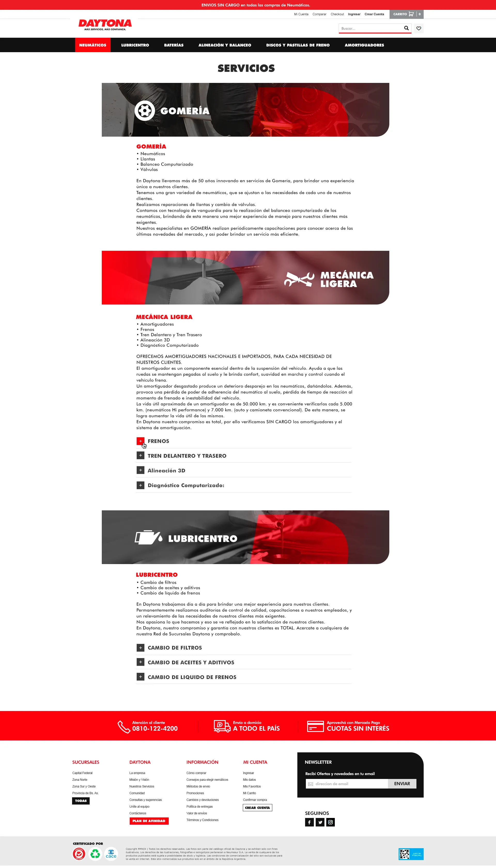 servicios desktop