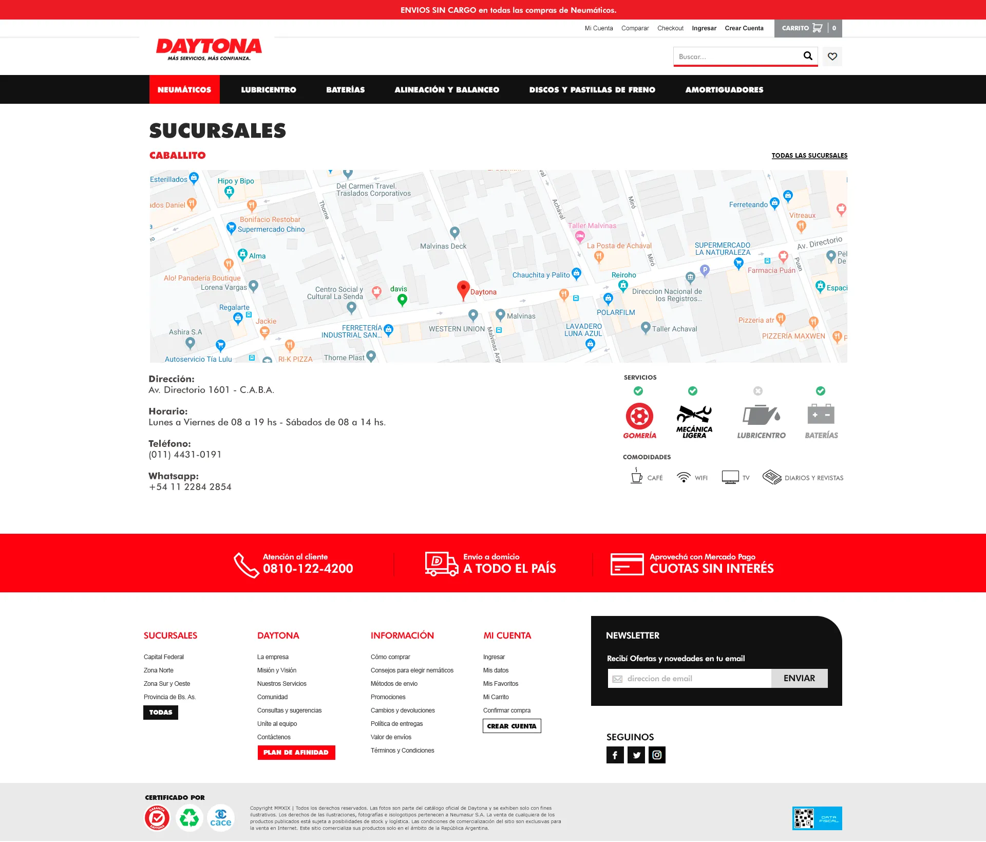 sucursal interna desktop